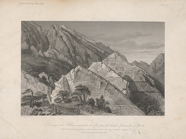 William Skelton, Adrien Dauzats – Prechod francúzskeho vojska cez Bibans 