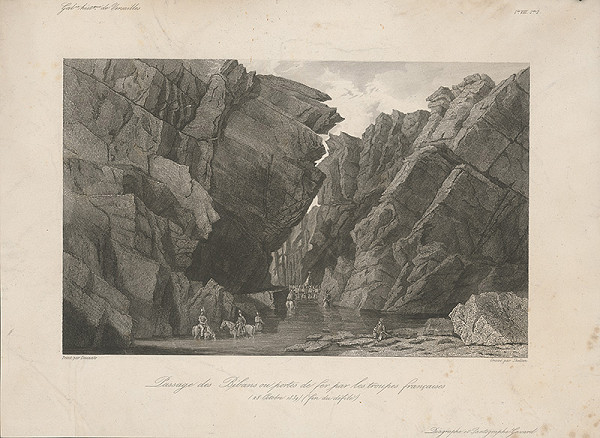 William Skelton, Adrien Dauzats – Prechod francúzskeho vojska cez Bibans III. 