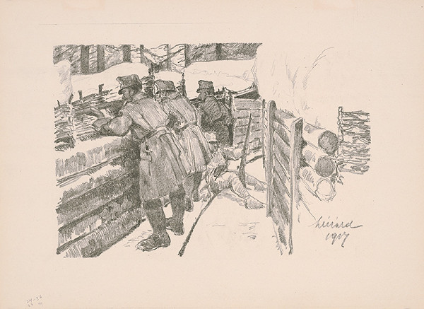 Robert Lénárd – Vojaci v zákope 