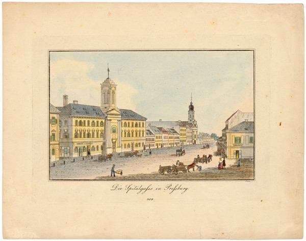 Johann Vincenz Reim – Špitálska ulica v Bratislave 