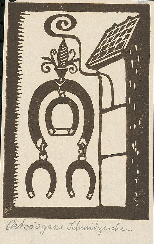 Karol Frech – Znak kováčsky na Oetvešovej ulici v Bratislave 