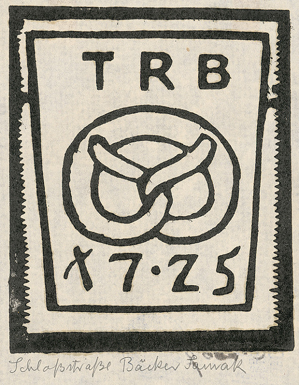 Karol Frech – Znak pekárne Samaka na Zámockej ulici v Bratislave 