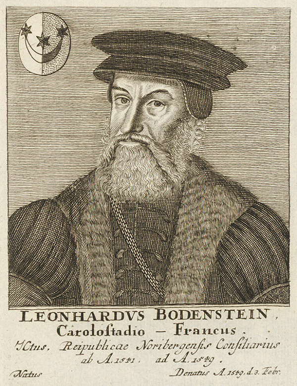 Stredoeurópsky maliar – Portrét Leonharda Bodensteina 