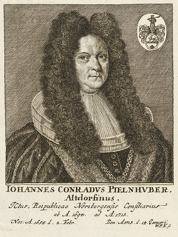 Wolfgang Philipp Kilian – Portrét Johanna Conrada Pielnhubera 