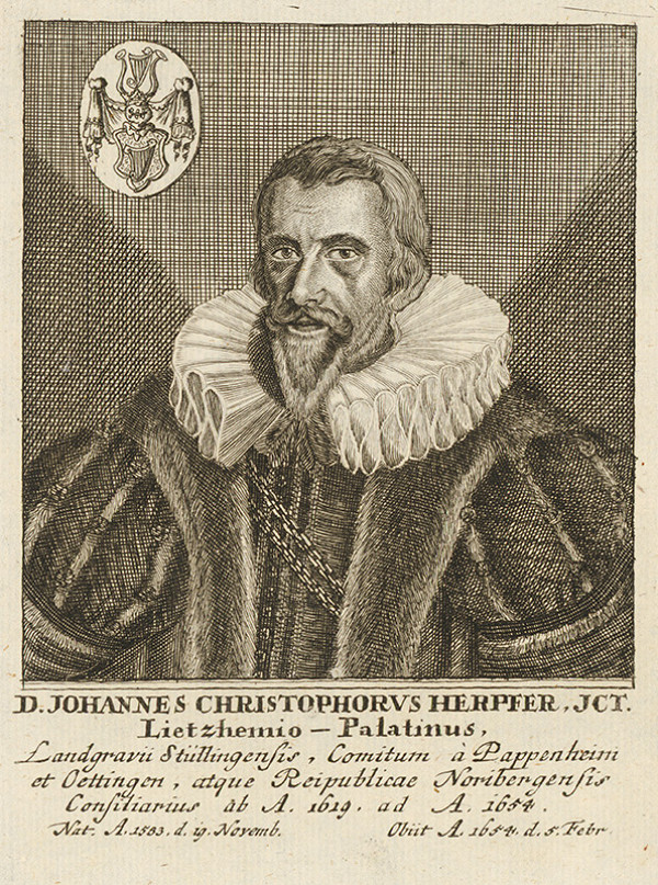 Stredoeurópsky maliar – Portrét D.J.CH.Herpfera 