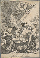 Francois Perrier, Jean Le Blond – Sv. Irena ošetruje sv. Sebastiána 