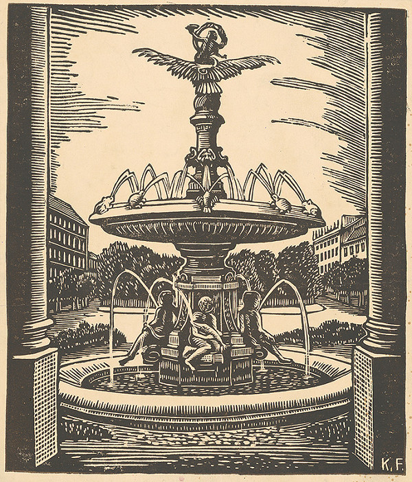 Karol Frech – Ganymedova fontána v Bratislave 