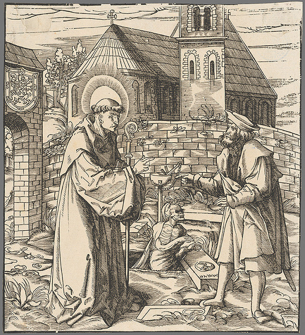 Hans Burgkmair st. – Svätý Fridolín 