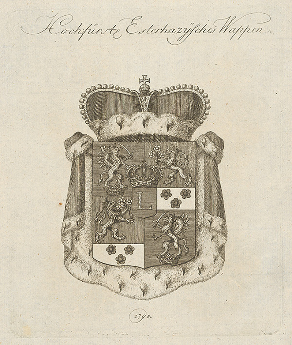 Stredoeurópsky grafik z 18. storočia – Erb 