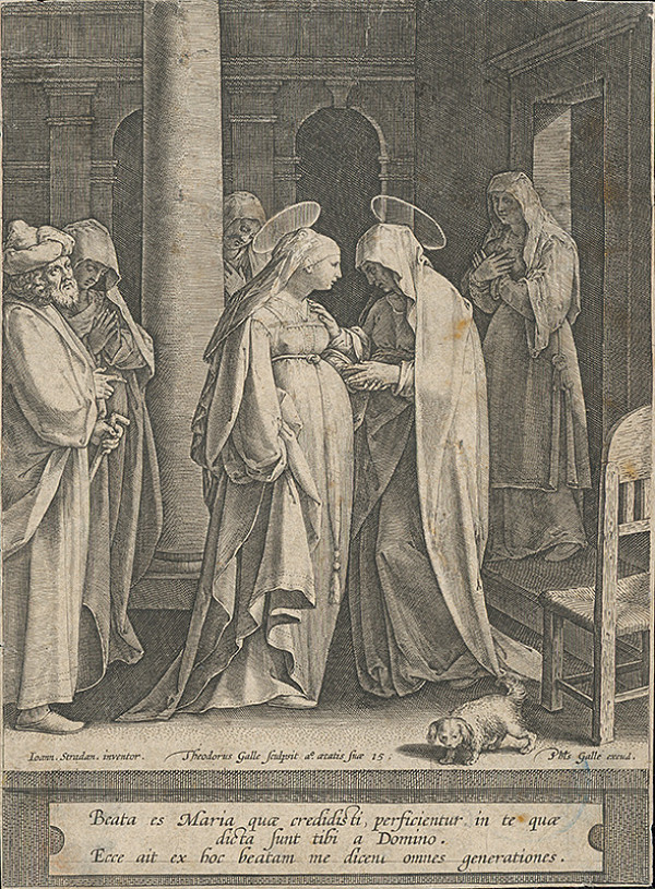 Theodor Galle, Jan van der Straet, Philip Galle – Navštívenie Panny Márie 