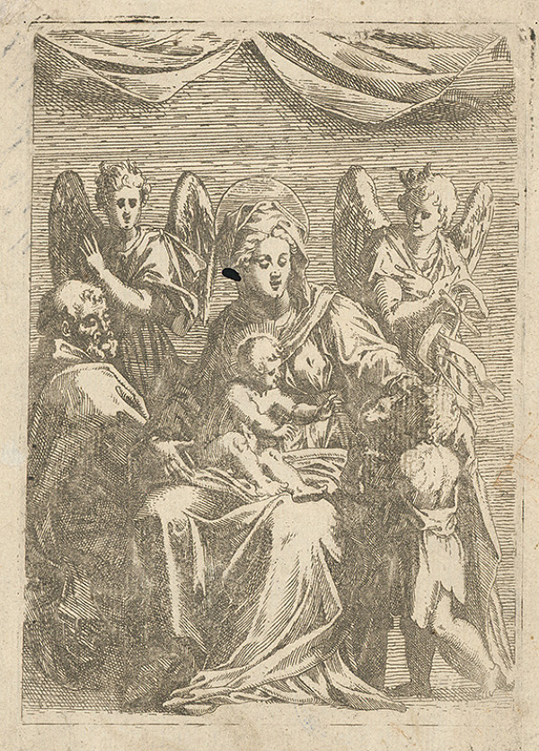 Jacques Callot, Peter Candid – Svätá rodina s Jánom Krstiteľom a anjelmi 