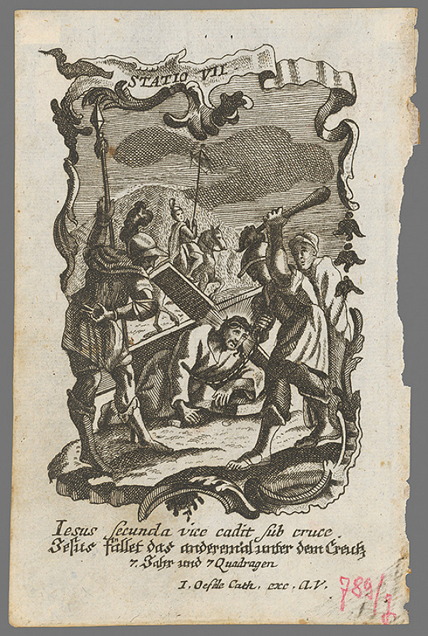 Franz Ignaz Oefele – Via Crucis,Statio VII. 