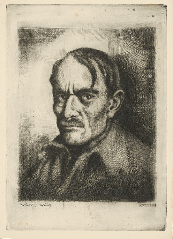 Károly Kotász – Autoportrét 