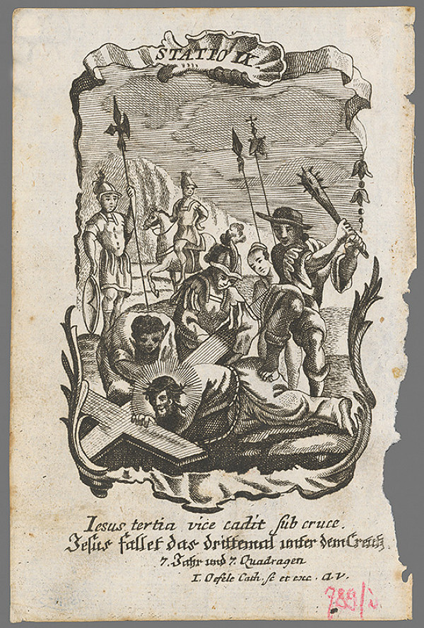 Franz Ignaz Oefele – Via Crucis Statio IX.