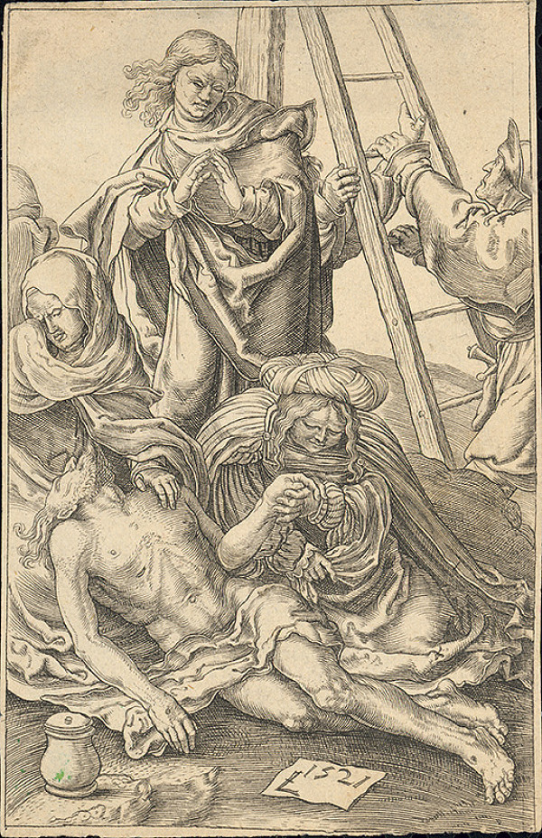 Lucas van Leyden – Snímanie z kríža 