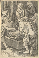 Lucas van Leyden, Harmen Jansz Muller – Ukladanie do hrobu (12) 