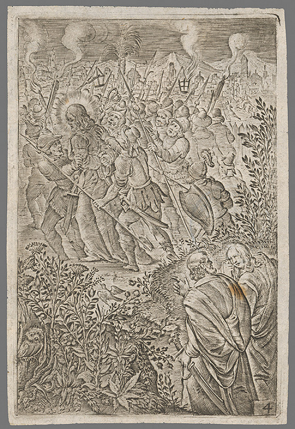 Stredoeurópsky grafik zo 16. storočia – Zajatie Krista 