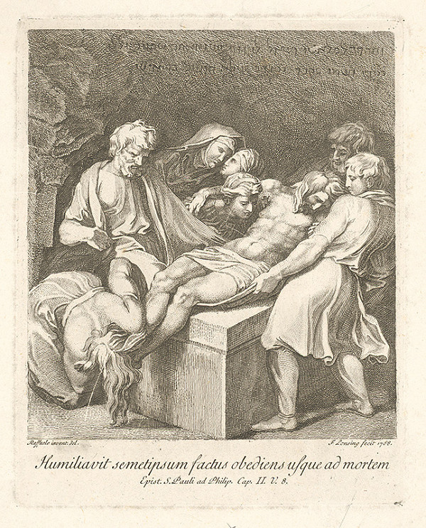 Franz Josef Lonsing, Raffael – Pochovávanie Krista 