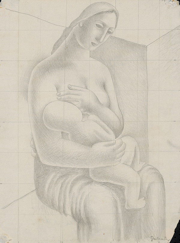 Mikuláš Galanda – Matka s dieťaťom 