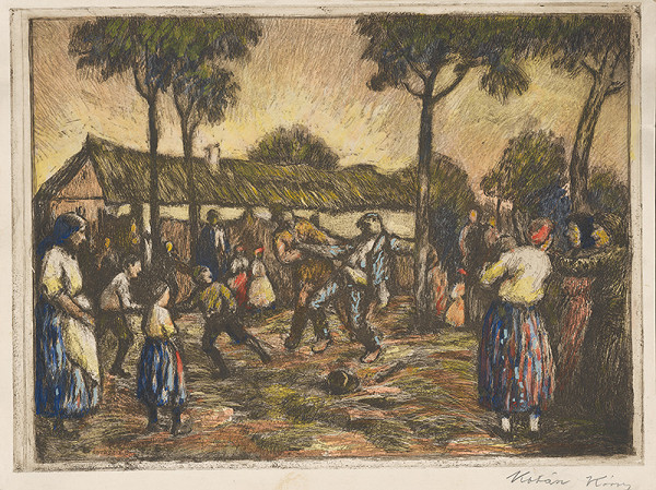 Károly Kotász – Bitka na dedine 