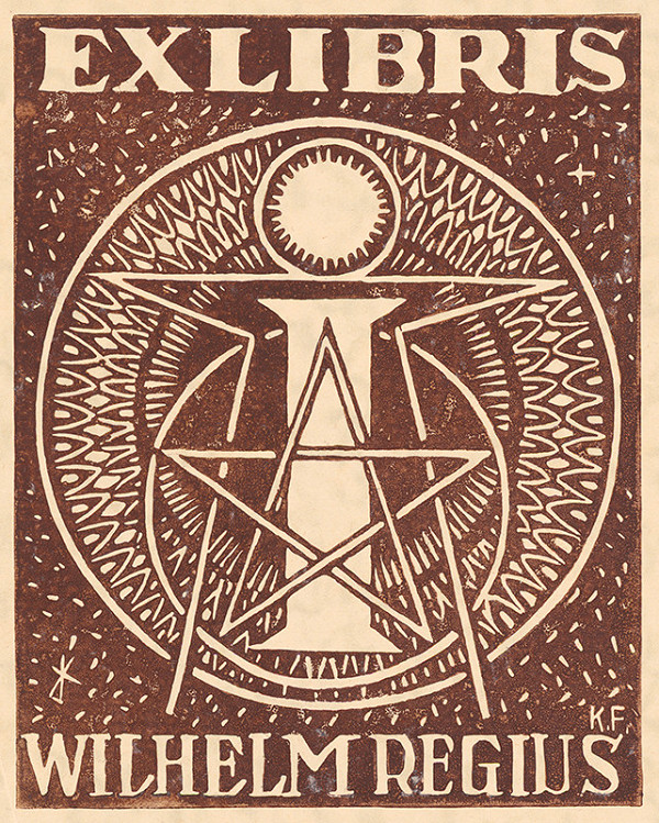 Karol Frech – Ex libris Wilhelm Regius 