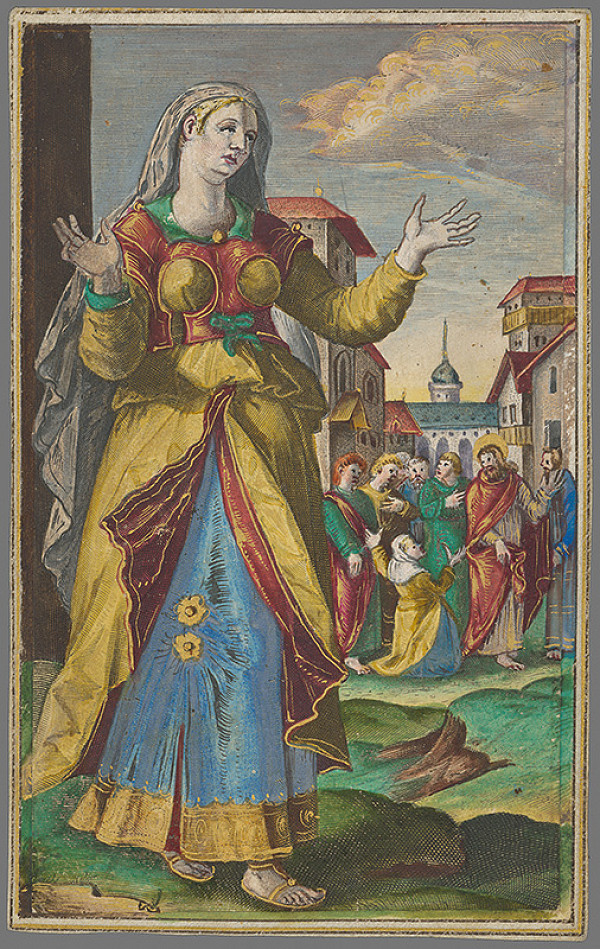 Johannes Collaert, Maarten de Vos st., Philip Galle – Mária matka Jakubova (12) Maria Jacobi 