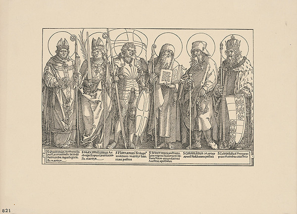 Albrecht Dürer – Skupina svätcov - Svätí patróni Rakúska 