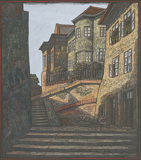 Karol Frech – Zámocké schody I. 