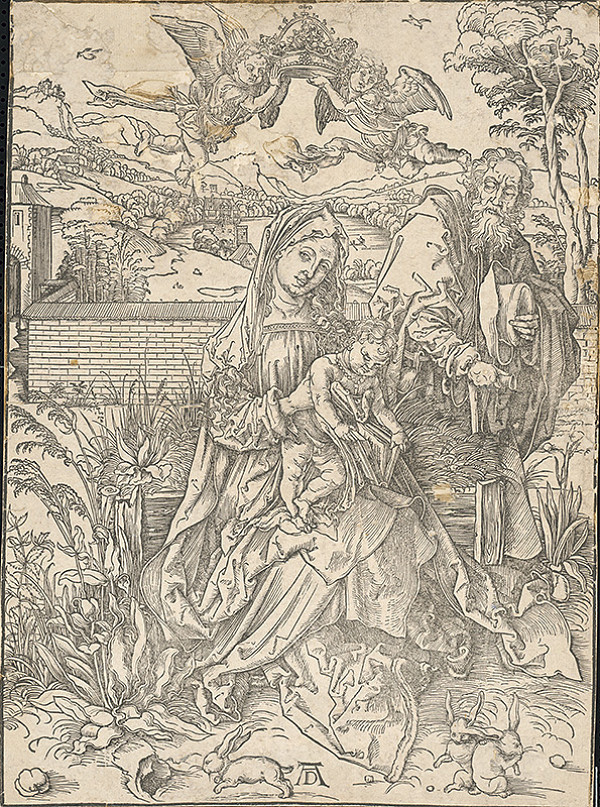 Albrecht Dürer – Svätá rodina s tromi zajacmi 