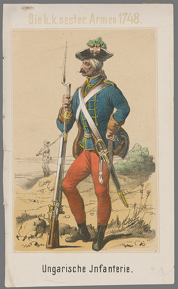 Johann Schönberg – Maďarská pechota 