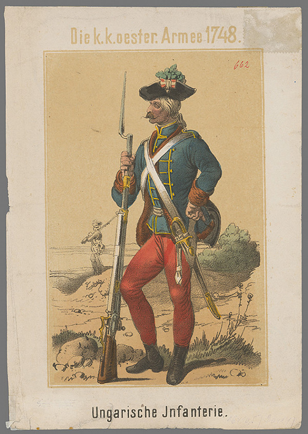 Johann Schönberg, Franz Gerasch – Vojak maďarskej pechoty 