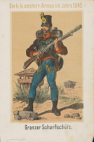 Johann Schönberg, Franz Gerasch – Pohraničný ostrostrelec 