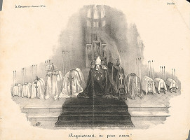 Francúzsky grafik z polovice 19. storočia – Requiem 