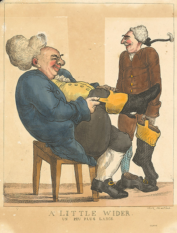 Francúzsky grafik z polovice 19. storočia – Malá čižma 