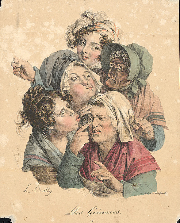 François Séraphin Delpech, Louis Boilly – Grimasy 