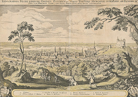 Matthäus Merian – Pohľad na Bratislavu zo severozápadu 