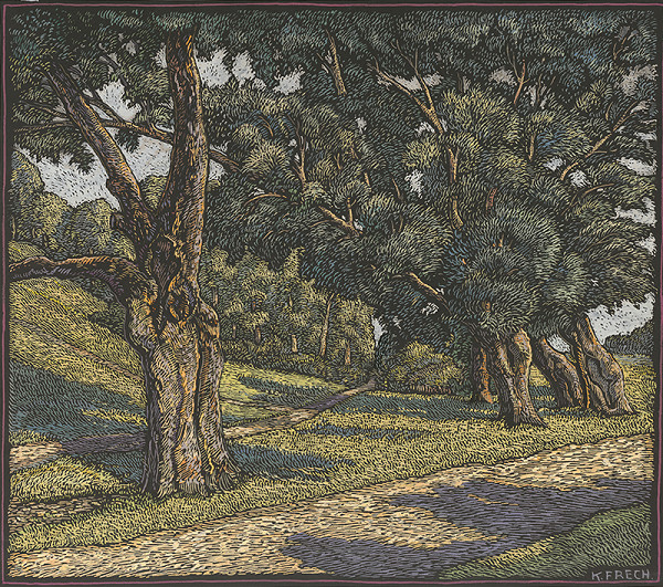 Karol Frech – Vŕby na Antóniinej ceste (dnes Lovinského ulica) 