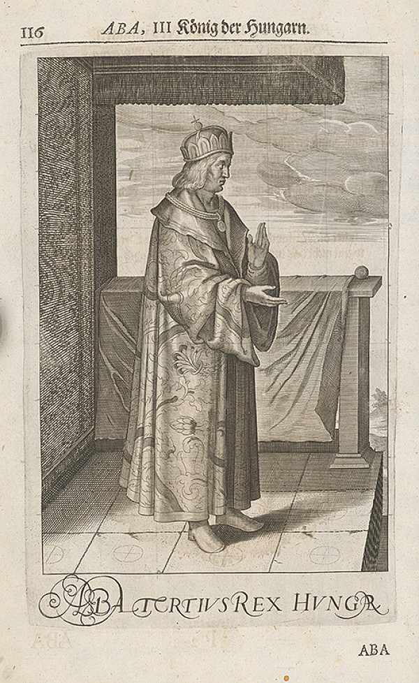 Stredoeurópsky grafik zo 17. storočia – Uhorský kráľ Samuel Aba 