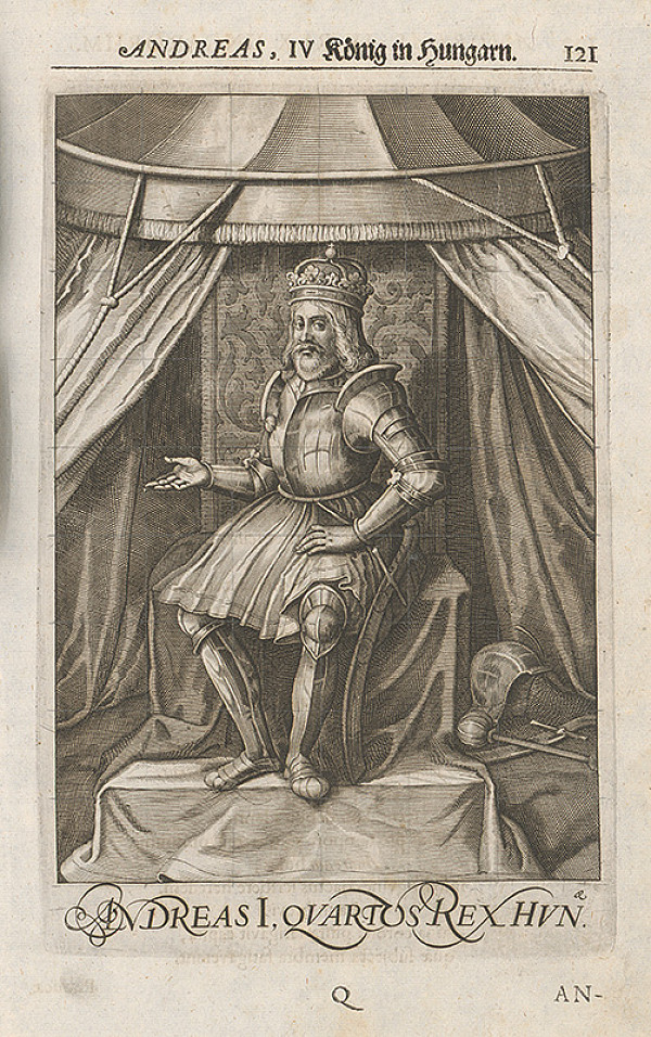 Stredoeurópsky grafik zo 17. storočia – Andreas, IV. König in Hungarn 