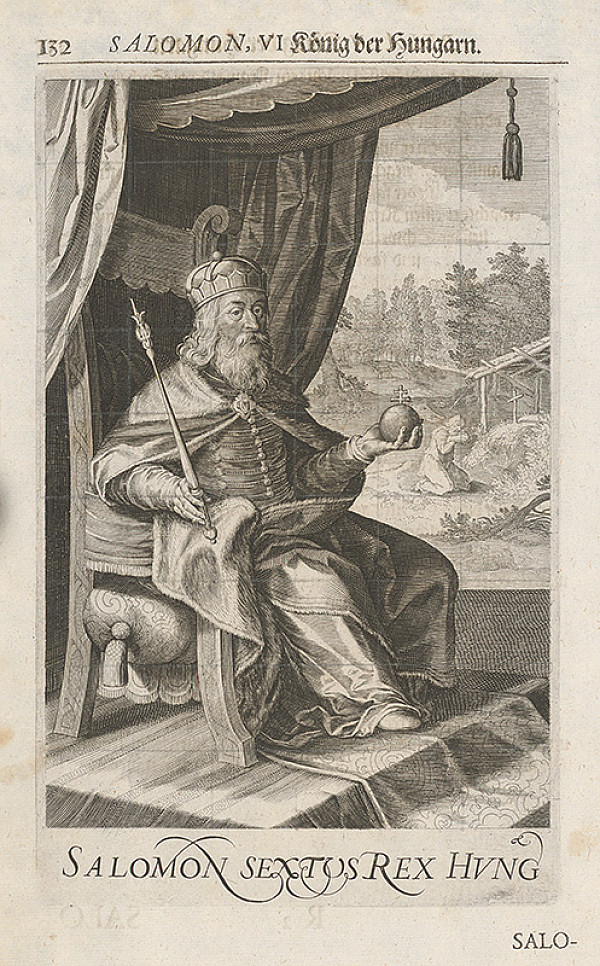 Stredoeurópsky grafik zo 17. storočia – Salamon, VI. König der Hungarn 