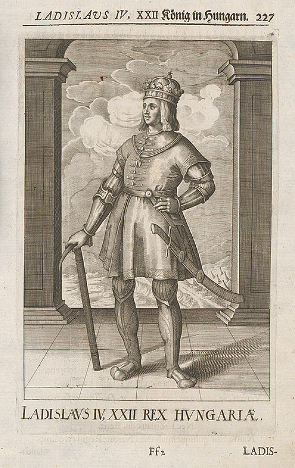 Stredoeurópsky grafik zo 17. storočia – Portrét Ladislava IV. Kumánskeho 