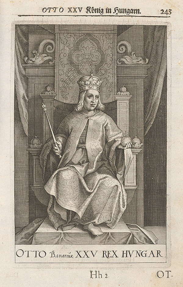 Stredoeurópsky grafik zo 17. storočia – Portrét Otta III. Bavorského 