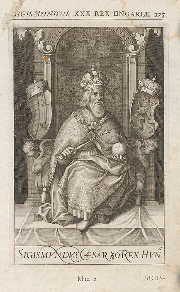 Stredoeurópsky grafik zo 17. storočia – Portrét Žigmunda Luxemburského 