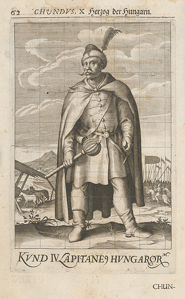 Stredoeurópsky grafik zo 17. storočia – Chundus, X Herzog der Hungarn 