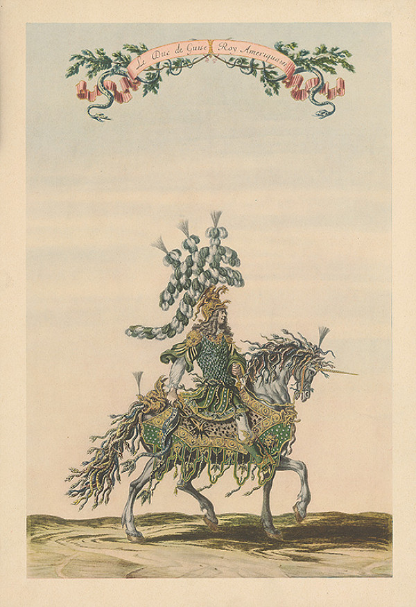 François Chauveau – Vojvoda Guise ako americký kráľ 