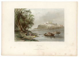 William Henry Bartlett, Joseph Clayton Bentley – Pohľad na Bratislavu z juhu 