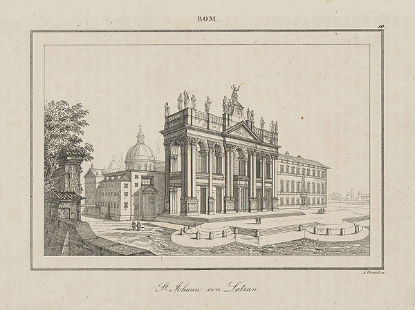 Adolf Gnauth – Bazilika St. Giovanno in Laterano v Ríme 