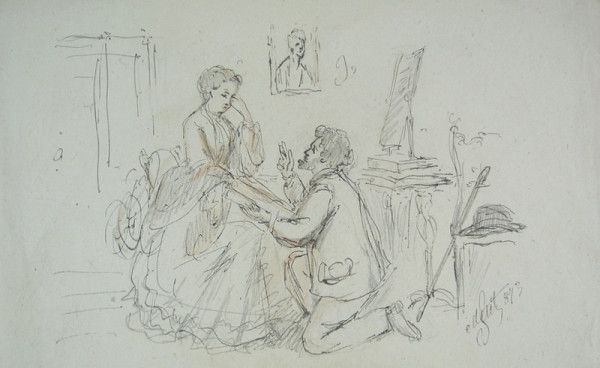 Moritz Stitz – Galantná scéna 