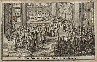 Nemecký grafik z 1. polovice 18. storočia – Korunovačný výjav VI. 