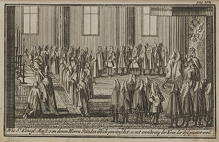 Nemecký grafik z 1. polovice 18. storočia – Korunovačný výjav VII. 